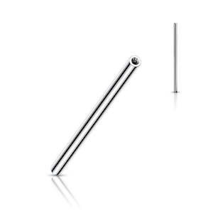 Industrial: Titanium High Polish Threadless Push In Industrial Barbell - TTBASEINDUSTRIAL