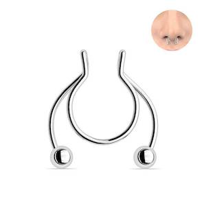 SS316L Fake Septum Nose Clip - S691