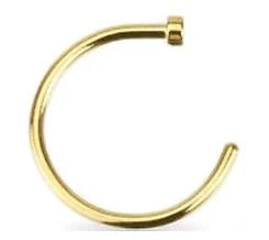 Titanium Gold Plated Fake Nose Ring