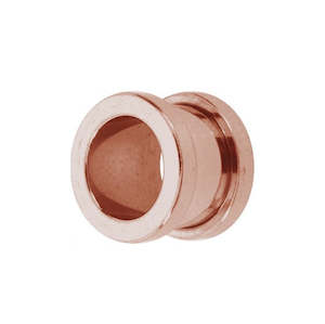 Plugs Tunnels: Rose Gold Flesh Tunnel 4mm-12mm - RGBFTN