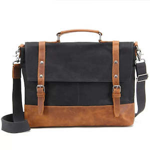 Canvas Messenger Laptop Bag: Omaha Canvas Messenger Bag | Laptop Bag | Satchel Bag