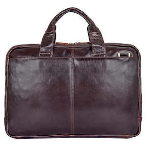 Leather Messenger Bags: Norfolk Genuine Leather Messenger Bag
