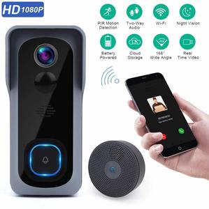 Outlet: Full HD Video Doorbell, 2 Ring Indoor Chimes, 32 GB Micro SD Card and Wall Charger
