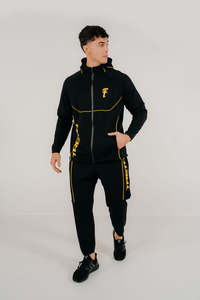 Vol 7 Varsity Team: Proformance Tracksuit - Black / Honey Yellow