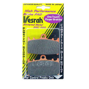 Aprilia 1200 Caponord 2019: VD953JL Sintered Metal Brake Pads Vesrah. Alt: AX35208 GF023