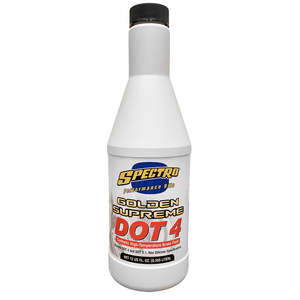 Aprilia 1100 Tuono V4 2024: DOT 4 / DOT 5.1 Brake Fluid GS Synthetic 0.355L (12oz) Spectro (GSBFI)