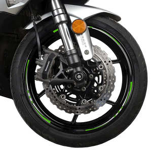 Aprilia 1100 Rsv4 Factory 2020: R&G Rim Tape for 17-inch rim Green (RIMTAPE0002GR)