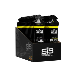 Cycling Nutrition: SiS Beta Fuel Dual Source Energy Gel + Nootropics – 40g Carb Isotonic Gel for Endurance (Caffeine + Cognizin®)
