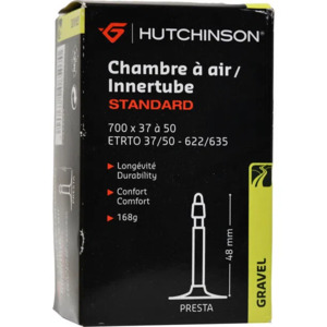 Non Sale Items: Hutchinson Gravel Inner Tube – 700 x 37–50C | 48mm Presta Valve