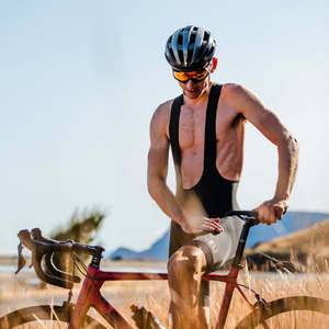Mens Cycling Clothing: Tineli Men's Pro Elite Core Bibs - Black