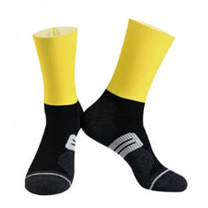 Monton Aero Skull Cycling Socks — Monday Yellow