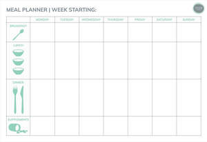 Accessories: Meal Planner (Free digital download)