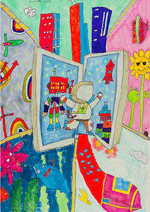 Kids Color Pencil Drawing Trinity Studio