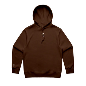 Icon T Logo Hoodie - Brown