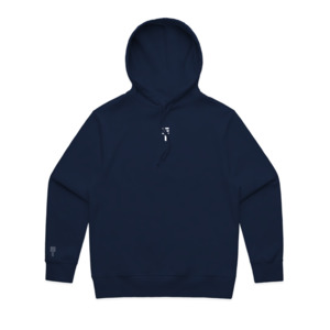 Hoodies: Icon T Logo Hoodie - Navy