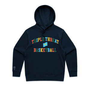 Multicolour Logo Hoodie - Dark Navy