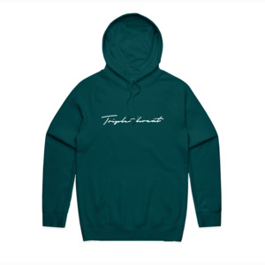 Script Hoodie - Midnight/White