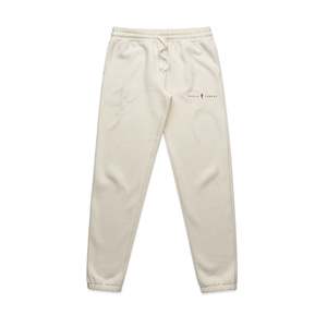 Pants: Icon Track Pants - Cream