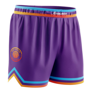 Kids Raukawa Logo Shorts - Purple