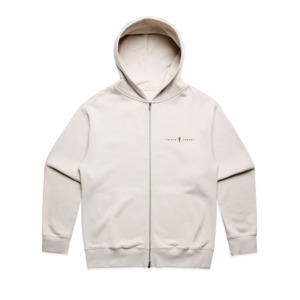 Kids Hoodies Crews: Kids Icon Zip Hoodie - Cream