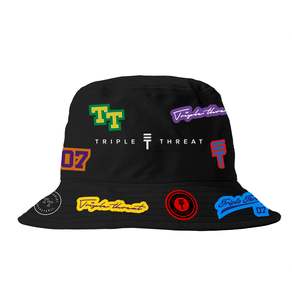 Kids Logo Bucket Hat - Black