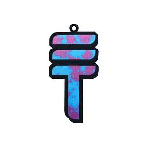TT Logo Tie-Dye Key Ring