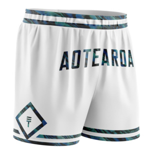 Aotearoa: Paua Shorts - White