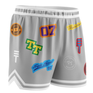 Logo Basketball Shorts - Grey