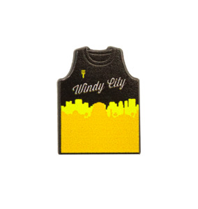 Windy Wellys Singlet Shoe Charm - Yellow