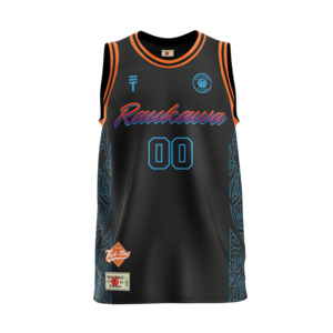 Raukawa Winter Pre: Pre Buy - Raukawa Kids & Adults Custom Off Court Singlet - Black