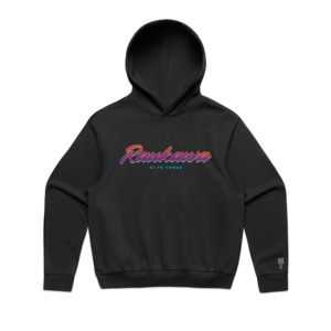 Pre Buy - Raukawa Fleece Hoodie - Black