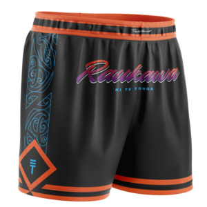Pre Buy - Raukawa Off Court Diamond Short - Black