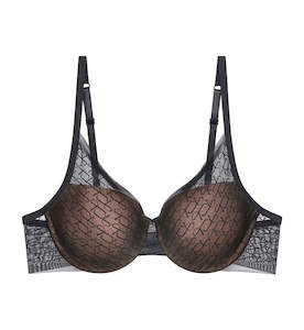 SIGNATURE SHEER WIRED PADDED BRA