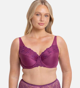 EMBROIDERED MINIMISER BRA