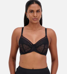 Sale 29: FORMFIT LACY SHEER MINIMISER WIRED BRA