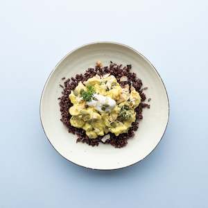 Vegetable Korma enriched with Organic Chicken