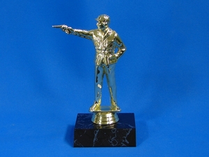 Figurines & Resin Trophies – Trophy Specialists & Engraving: Pistol Trophy (M)