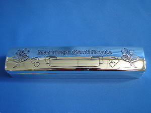 Gifts: Marriage Box Certificate Holder