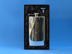 Gifts: [SF503] Pewter Hipflask 8oz