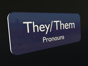 Corporate Crystals – Trophy Specialists & Engraving: Pronoun Badge