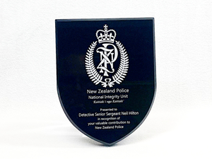 Products: Black Glass Shield (180mm)