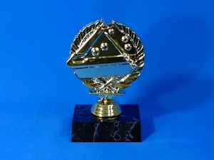 Trophies – Trophy Specialists & Engraving: Wreath with Pool Table Trophy