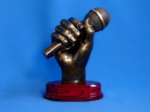 Trophies – Trophy Specialists & Engraving: Microphone Trophy