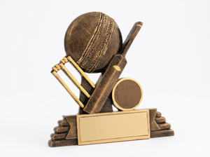 Bat, Ball, and Wickets Trophy