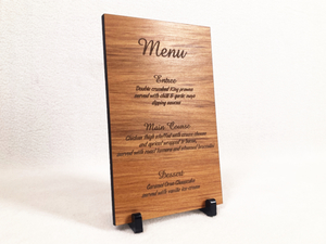 Products: Wedding Menus