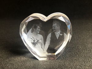 Crystal Portraits – Trophy Specialists & Engraving: Heart Crystal