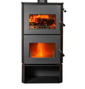 Products: DUO woodburner with woodbox Tropicair