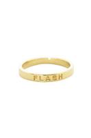 Products: Flash - flash engraved stacker, gold - trouble &amp. Fox + sidecar mens &amp. Womens clothing online - new zealand