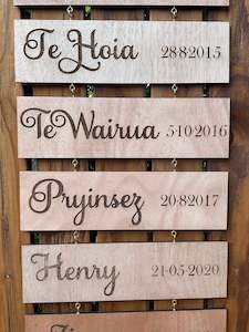 Rā Whānau Birthday Chart