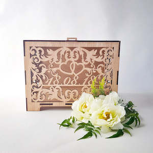 Personalized Wooden Wedding Box